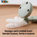 Prendedor Girafinha e Dino - Silicone