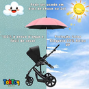 Guarda-Sol Refletivo Anti-UV para Carrinho de Bebê - Protetor BabySol