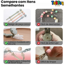 Prendedor Girafinha e Dino - Silicone