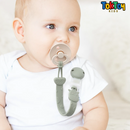 Prendedor Girafinha e Dino - Silicone