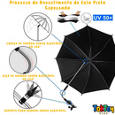 Guarda-Sol Refletivo Anti-UV para Carrinho de Bebê - Protetor BabySol
