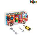 Painel de Atividades Montessori LED LumiPlay com Interruptores - Aprendizado Interativo para Crianças