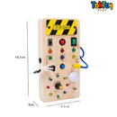 Painel de Atividades Montessori LED LumiPlay com Interruptores - Aprendizado Interativo para Crianças