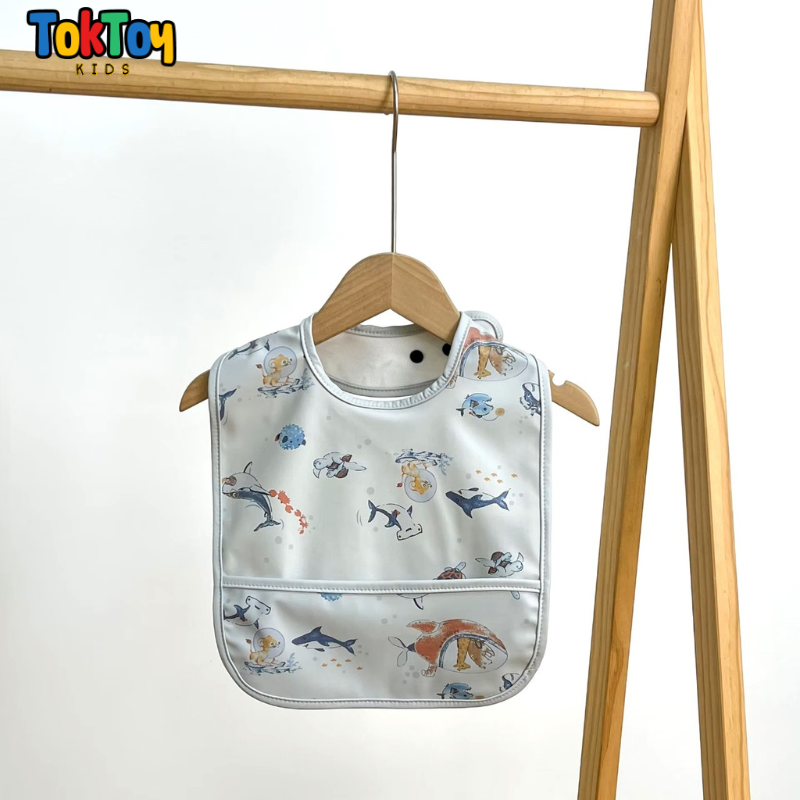 Babador Impermeável com Estampa Divertida