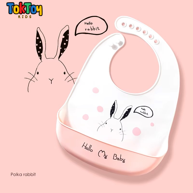 Babador Infantil de Silicone Impermeável e Prático para Limpeza