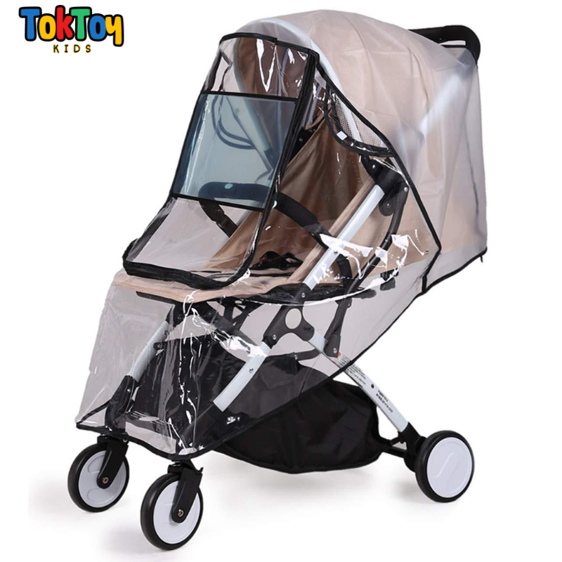Capa Protetora Multiuso para Carrinho de Bebê: Chuva e Vento Sob Controle