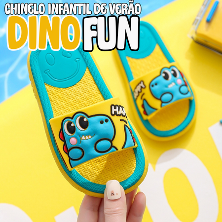 Chinelo Infantil de Verão DinoFun - Conforto e Diversão para os Pequeninos