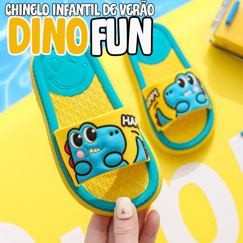 Chinelo Infantil de Verão DinoFun - Conforto e Diversão para os Pequeninos