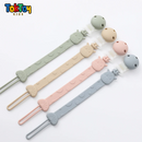 Prendedor Girafinha e Dino - Silicone