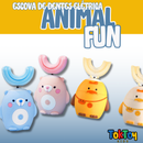 Escova de Dentes Elétrica Infantil AnimalFun: Ursinho & Pintinho
