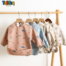 Babador Dinamarquês Impermeável: Proteção Ultra Macia e Anti-sujeira para Bebês