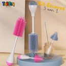 Conjunto de Escovas para Garrafas 3 em 1