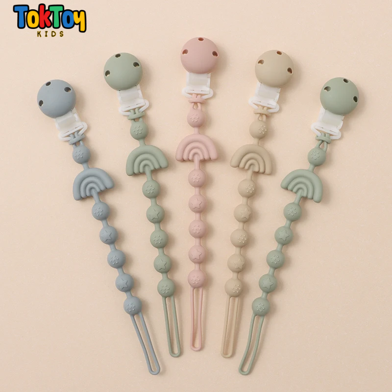 Prendedor de Chupeta Infantil em Silicone