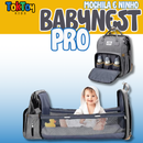 Mochila Multifuncional BabyNest Pro com Berço Dobrável e Porta USB