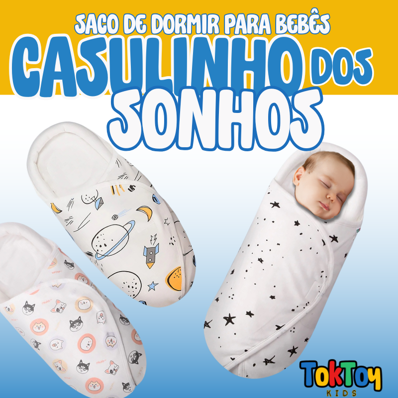 Saco de Dormir para Bebês - Casulinho dos Sonhos: