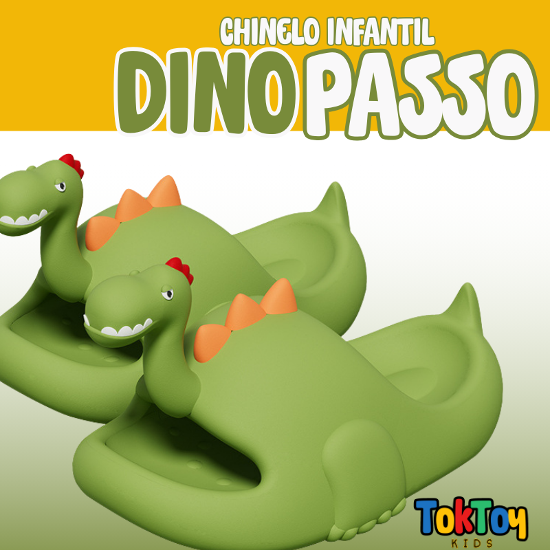 Chinelo Infantil DinoPasso - Conforto e Diversão para Toda a Família!