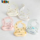 Babador Infantil de Silicone Impermeável e Prático para Limpeza