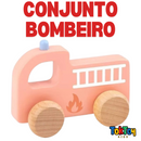 Conjunto Carrinhos - Caminhão de Bombeiro