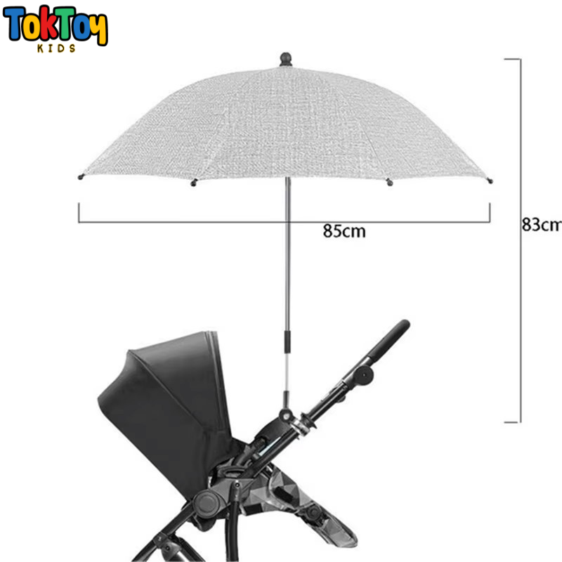 Guarda-Sol Refletivo Anti-UV para Carrinho de Bebê - Protetor BabySol