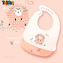 Babador Infantil de Silicone Impermeável e Prático para Limpeza