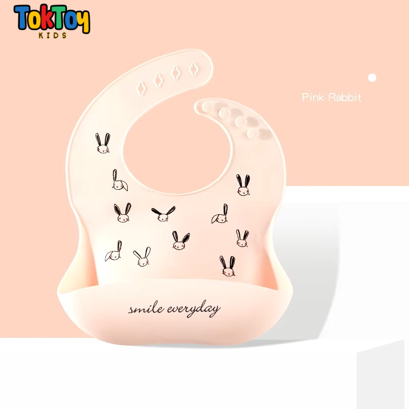 Babador Infantil de Silicone Impermeável e Prático para Limpeza