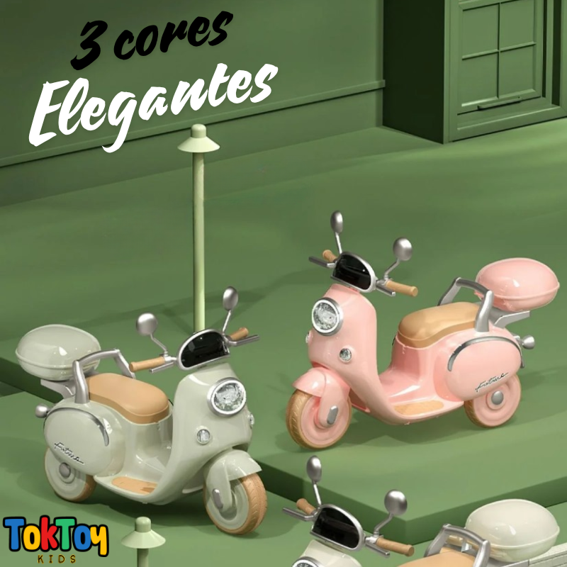 Motocicleta Elétrica Clássica Retrô