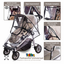 Capa Protetora Multiuso para Carrinho de Bebê: Chuva e Vento Sob Controle
