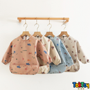 Babador Dinamarquês Impermeável: Proteção Ultra Macia e Anti-sujeira para Bebês