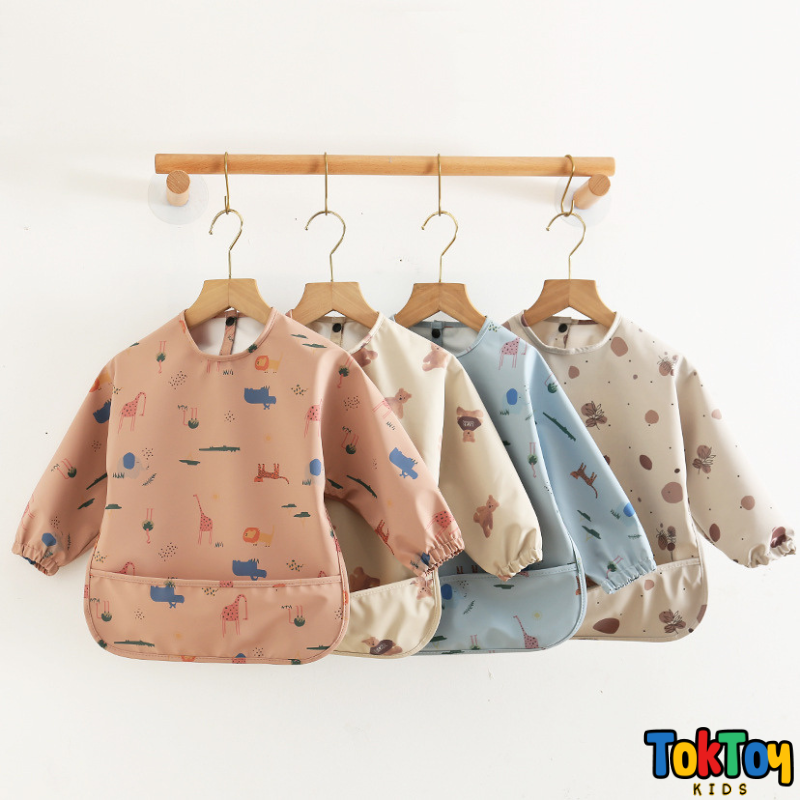 Babador Dinamarquês Impermeável: Proteção Ultra Macia e Anti-sujeira para Bebês