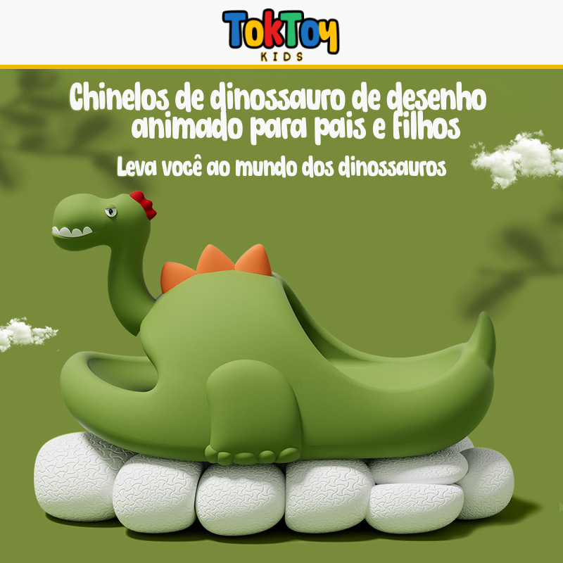 Chinelo Infantil DinoPasso - Conforto e Diversão para Toda a Família!