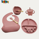 Conjunto de Silicone Infantil 6/8 peças