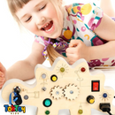 Painel de Atividades Montessori LED LumiPlay com Interruptores - Aprendizado Interativo para Crianças