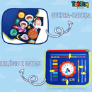 Montessori PlayBoard - Quadro Sensorial Montessori - Aprendizagem Prática e Interativa para Crianças Pequenas