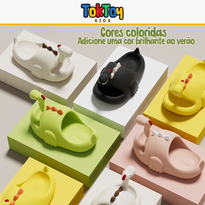 Chinelo Infantil DinoPasso - Conforto e Diversão para Toda a Família!