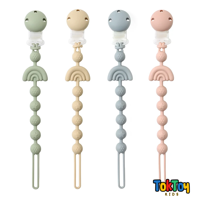 Prendedor de Chupeta Infantil em Silicone