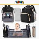 Mochila Multifuncional BabyNest Pro com Berço Dobrável e Porta USB