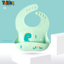 Babador Infantil de Silicone Impermeável e Prático para Limpeza