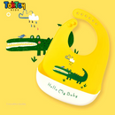 Babador Infantil de Silicone Impermeável e Prático para Limpeza