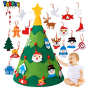 Árvore de Natal de Feltro 3D - Criatividade e Magia para o Natal 2024