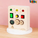 Painel de Atividades Montessori LED LumiPlay com Interruptores - Aprendizado Interativo para Crianças