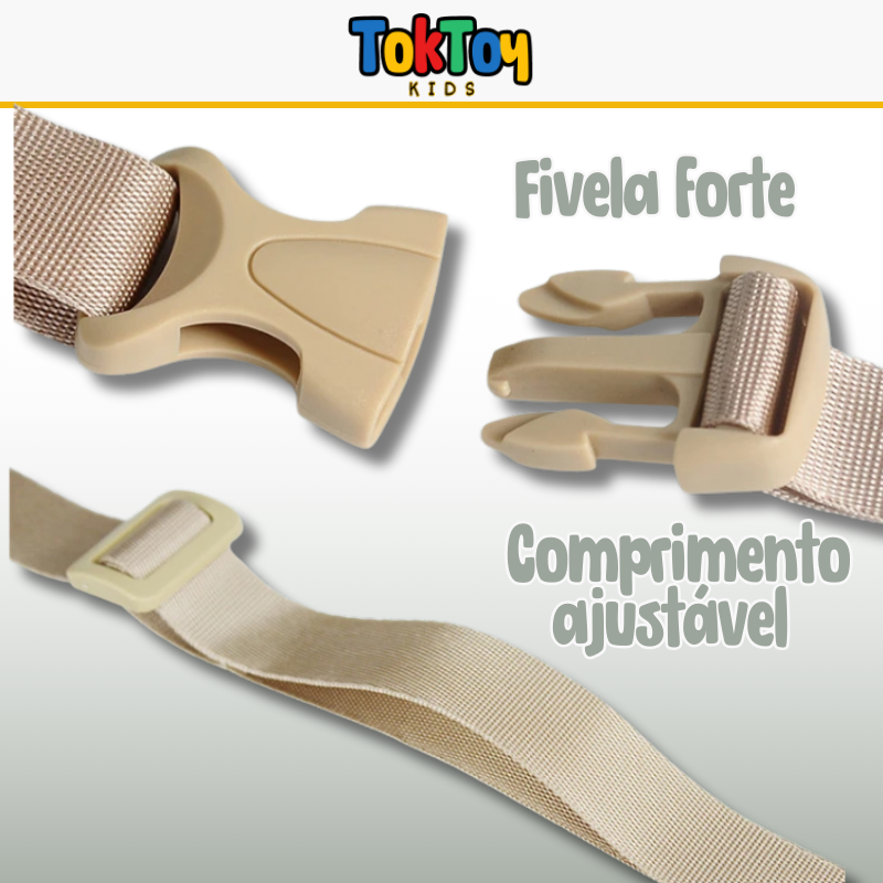 Cinto de Aprendizagem para Bebês - Andarilho BabyFlex - Auxiliar para Caminhada Infantil 10 a 36 Meses | Segurança e Conforto