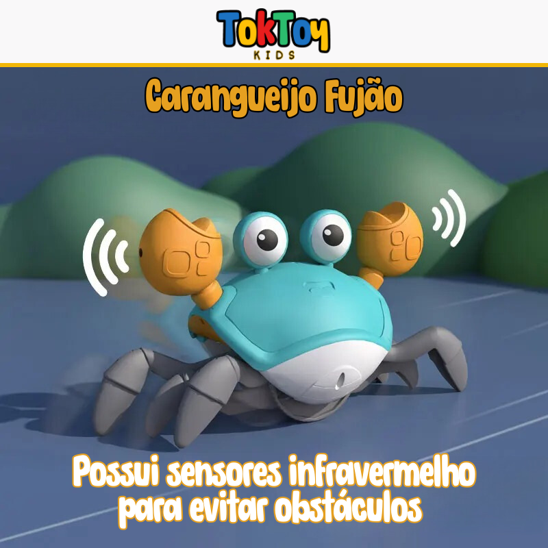 Caranguejo Mágico Dançarino: Luzes, Música e Aventura Inteligente