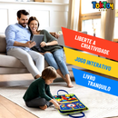 Montessori PlayBoard - Quadro Sensorial Montessori - Aprendizagem Prática e Interativa para Crianças Pequenas