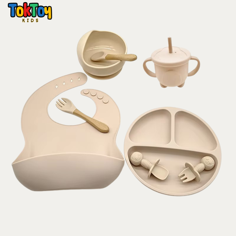 Conjunto de Silicone Infantil 6/8 peças