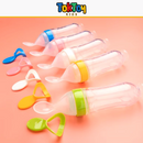 BabyMeal – Kit de Alimentação com Colher e Squeeze de Silicone para Bebês