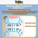 Escova de Dentes Elétrica Infantil AnimalFun: Ursinho & Pintinho