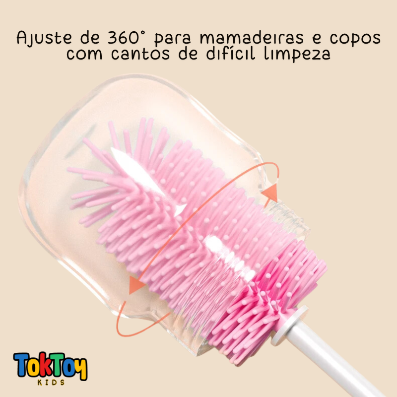 Conjunto de Escovas para Garrafas 3 em 1