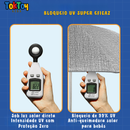 Guarda-Sol Refletivo Anti-UV para Carrinho de Bebê - Protetor BabySol