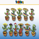 Cacto Amigo Interativo – Brinquedo de Pelúcia Falante, Dançante e Musical com Luzes LED e Recarga USB