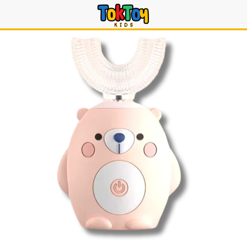 Escova de Dentes Elétrica Infantil AnimalFun: Ursinho & Pintinho